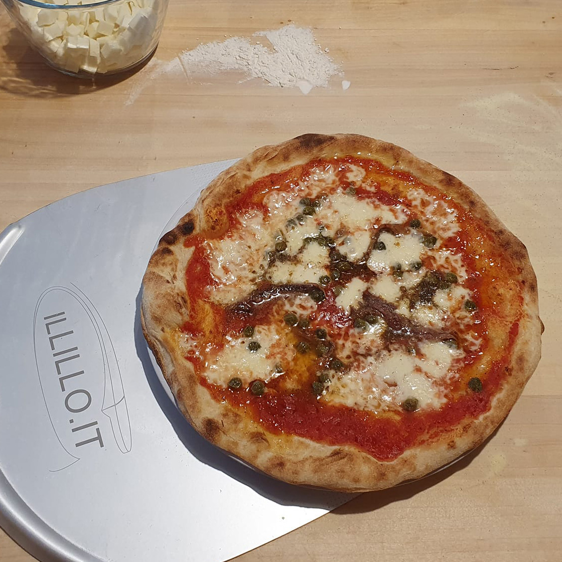Pizza con Farina Manitoba Pizza con Farina Manitoba