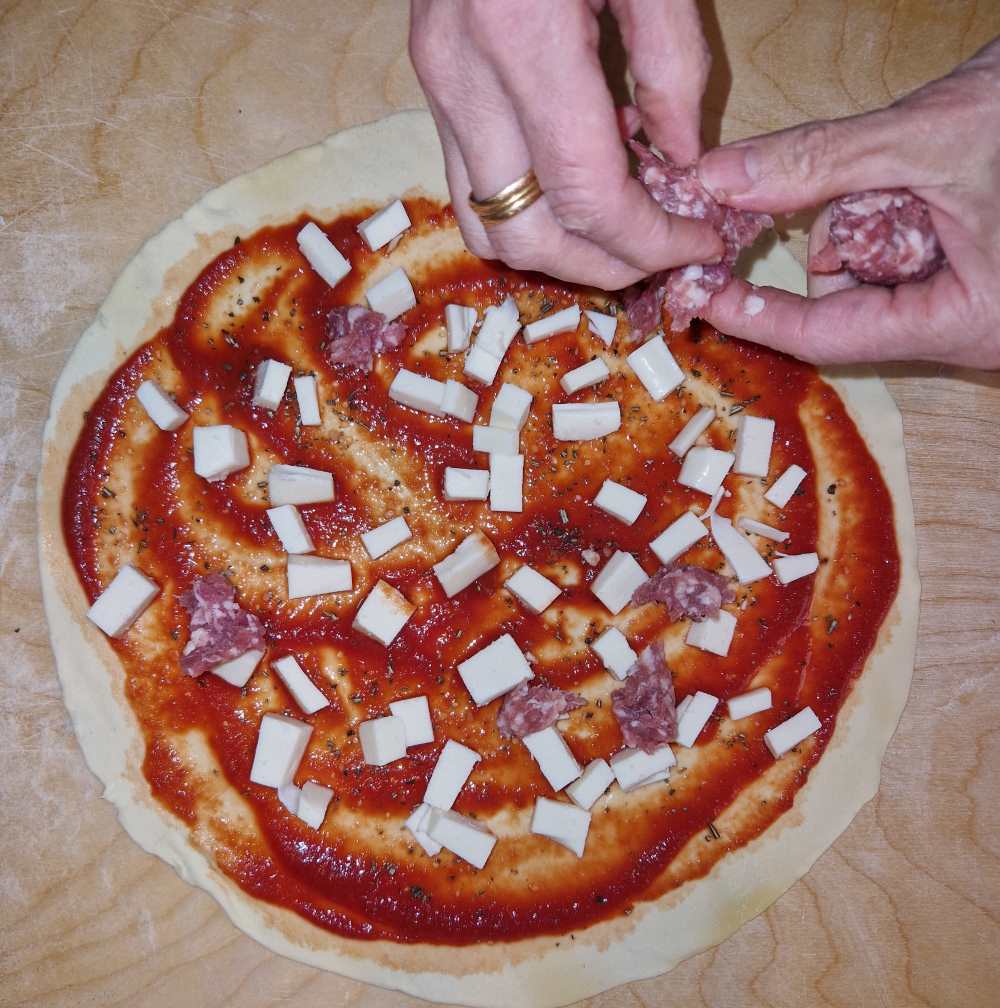 pasta sfoglia salsiccia